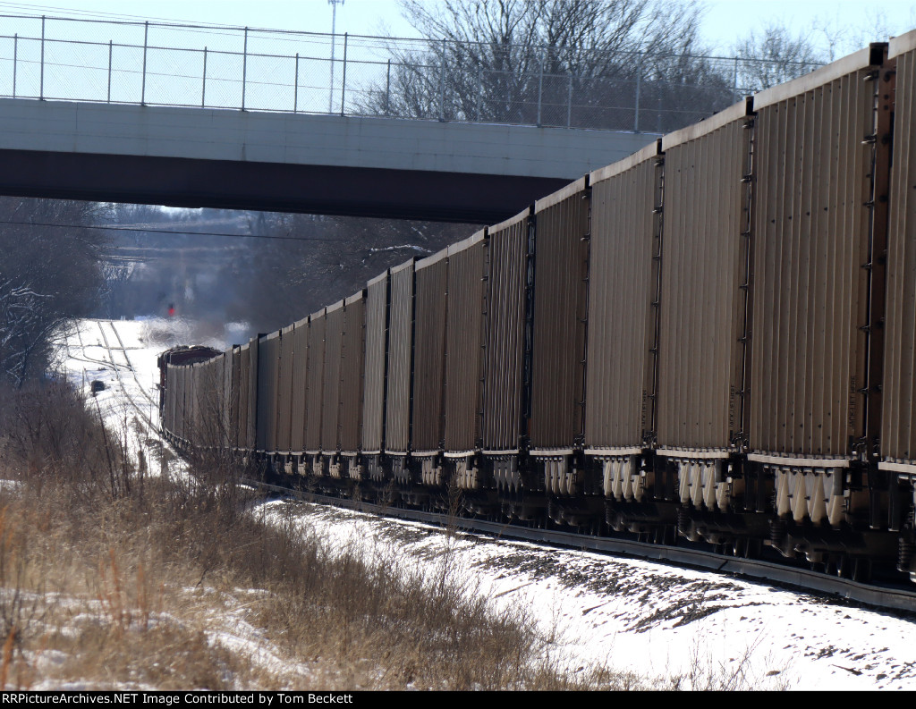 Headed for the siding